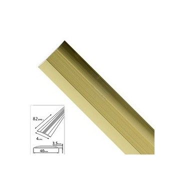 Tapajuntas Adhesivo Para Moquetas Aluminio Oro   82,0 cm. 02541085