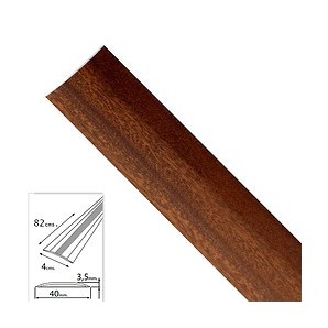 Tapajuntas Adhesivo Para Moquetas Aluminio Sapeli   82,0 cm. 02541145