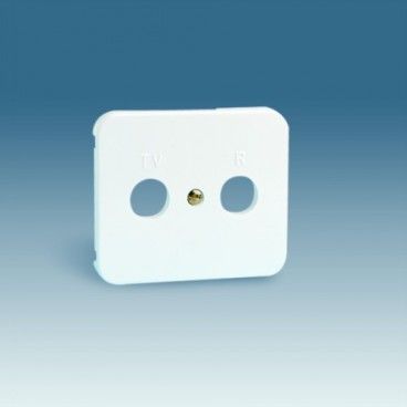 Tapa R-TV blanco SIMON 75053-30