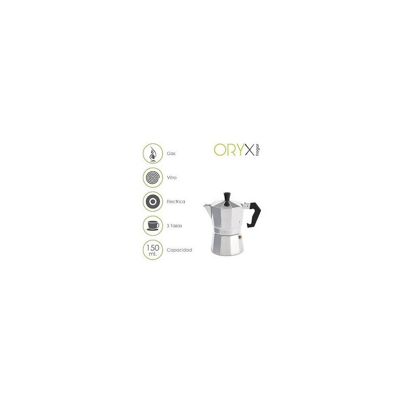 Cafetera Aluminio 3 Tazas (150 ml.) Classic 05056011