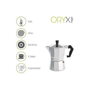 Cafetera Aluminio 3 Tazas (150 ml.) Classic 05056011