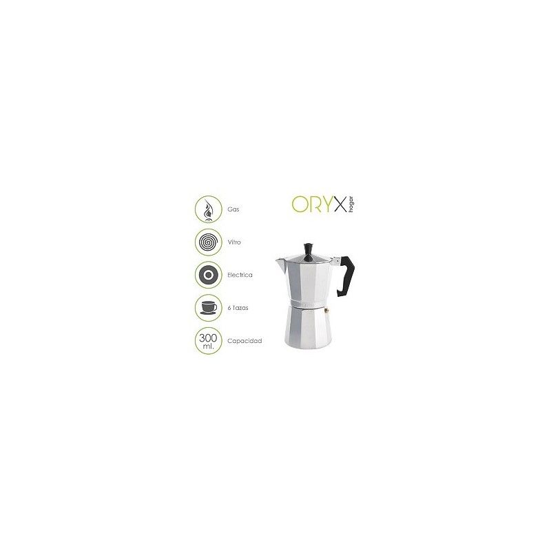 Cafeteira de Alumínio 6 Xícaras (300 ml.) Clássica