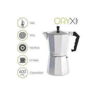 Cafetera Aluminio 12 Tazas (600 ml.) Classic 05056014