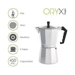 Cafeteira de Alumínio 9 Xícaras (450 ml.) Clássica