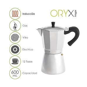 Cafetera Inducción Aluminio  12 Tazas (600 Ml.) 05056024
