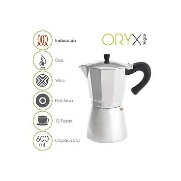 Cafetera Inducción Aluminio  12 Tazas (600 Ml.) 05056024