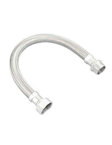 Conector hembra-hembra de acero inoxidable 50 cm