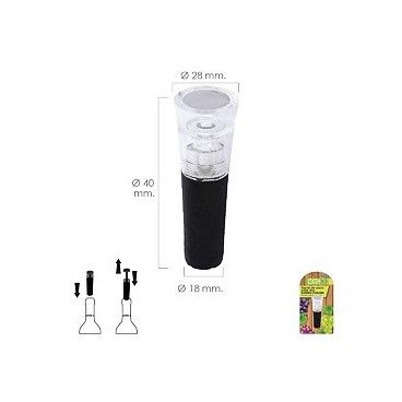 Rolha de vácuo para bomba de vinho incluída dentro da rolha 1 peça