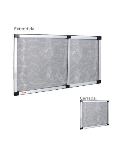 Mosquitera Extensible Marco Aluminio 40 x 50/92 cm