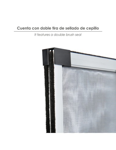 Mosquitera Extensible Marco Aluminio 75 x 100/192 cm