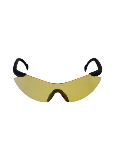 EN166 Protective Glasses with Adjustable Temples and Amber Lenses