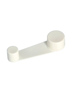 White Door Stop with Swivel Holder