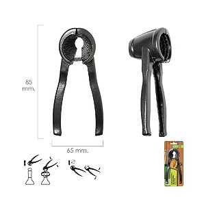 Quebra-nozes e abridor de garrafas de alumínio