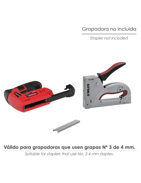 Staples No. 3 for Manual and Electric Stapler - 4 mm