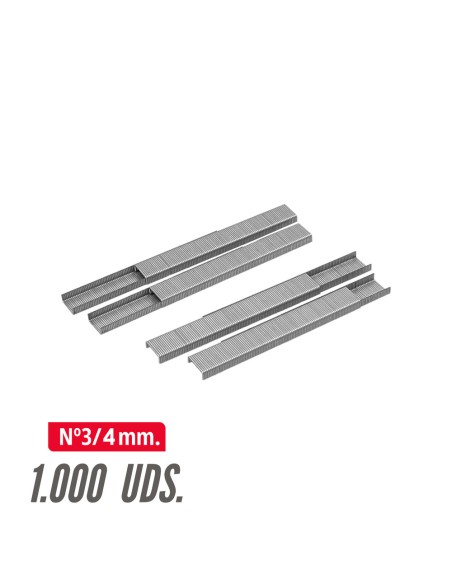 Staples No. 3 for Manual and Electric Stapler - 4 mm