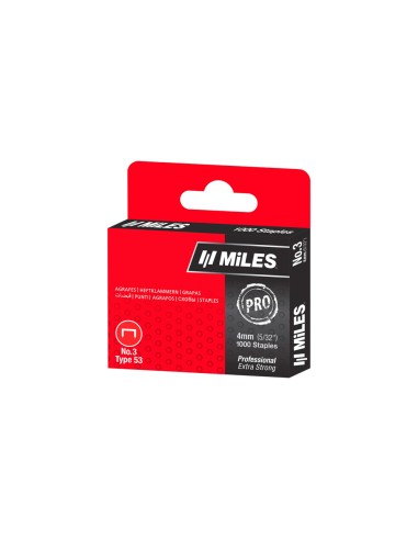 Staples No. 3 for Manual and Electric Stapler - 4 mm