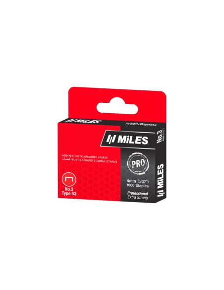 Staples No. 3 for Manual and Electric Stapler - 4 mm