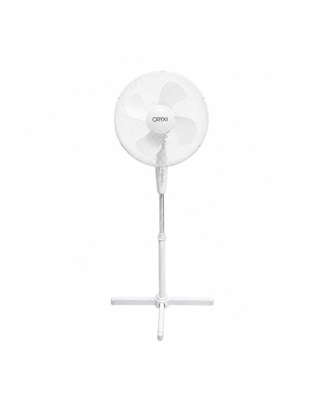 Weißer oszillierender Standventilator 45 Watt 1,2 m
