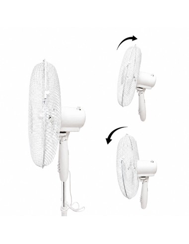 White Oscillating Floor Fan 45 Watt 1.2 m