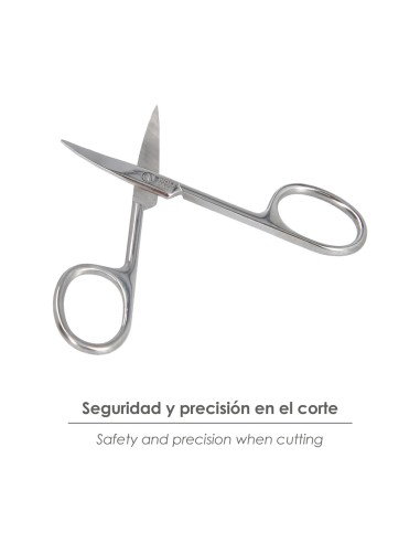 Ciseaux à Ongles Courbés 3,5" Acier Inoxydable