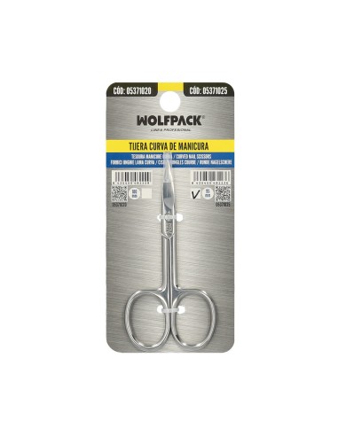 Ciseaux à Ongles Courbés 3,5" Acier Inoxydable