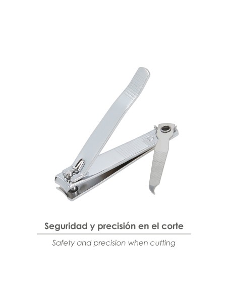 Coupe-ongles en acier inoxydable 80 mm pour mains et pieds