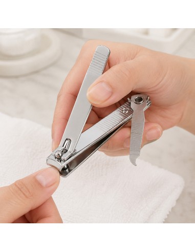 80 mm Edelstahl-Nagelknipser für Hände und Füße