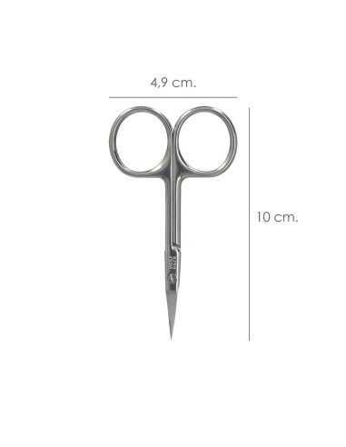 Ciseaux de Manucure Courbés 3,5" en Acier Inoxydable