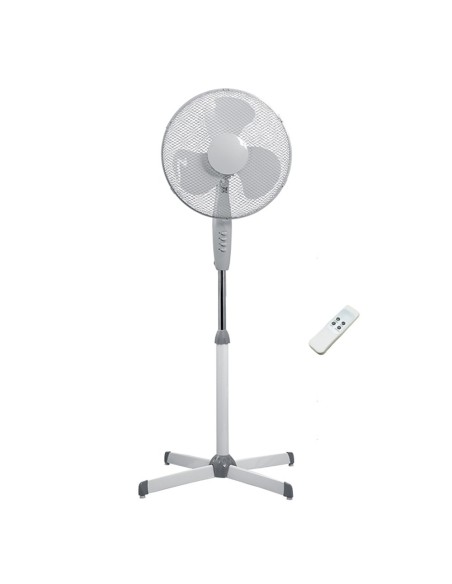 Ventilador de pé 50W com controle remoto e oscilação