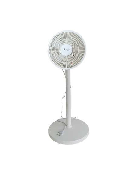Ventilador de pé ajustável 50W 23cm branco