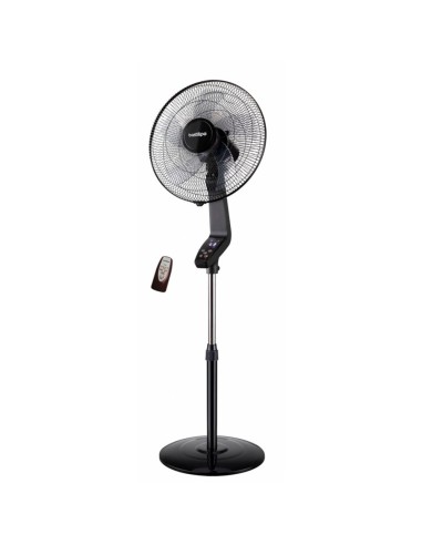 Coin Black Stand Fan 50 W ø40 cm