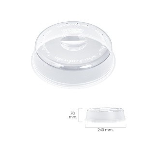 Tapa Microondas Ø 24 x 7 cm. 05071015