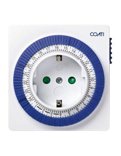 Programador Analógico Diário Compacto 16A Branco