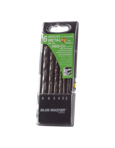 HSS-CO StepCut Bohrungen ø2-3-4-5-6-8 mm, Set von 6 Stück