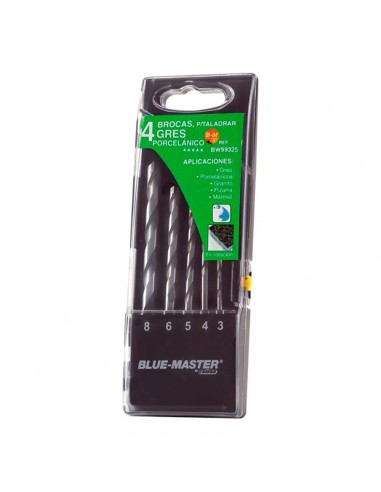 Professional Porcelain Drill Bits 4-5-6-8 mm Set of 4