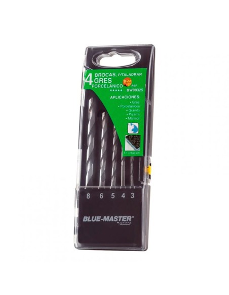 Professional Porcelain Drill Bits 4-5-6-8 mm Set of 4
