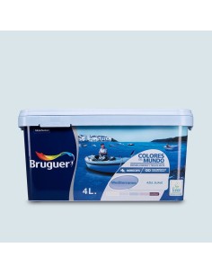 Eco-friendly matte blue Mediterranean paint 4 L
