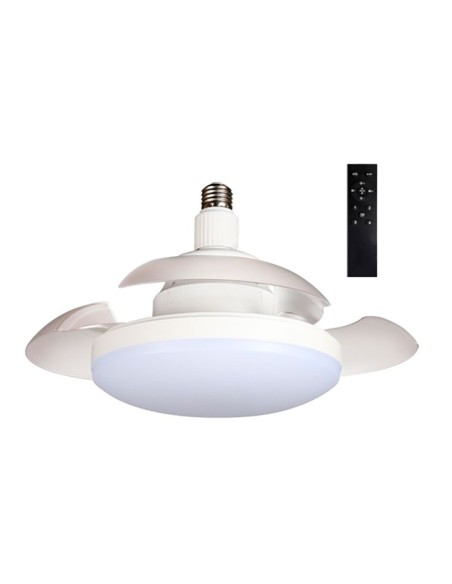 Ceiling Fan Led With Retractable Blades 18W 1900 lm White