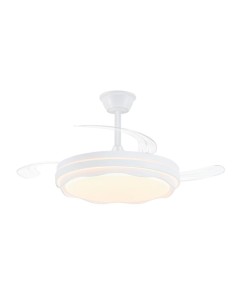 LED-Deckenventilator 60 W 3 einziehbare Schaufeln 106 cm