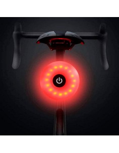 Rechargeable LED Rear Light 20 Lumens IP65 ø4x2 cm