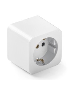 Surface Mount Square Base 16A 250V White Retractable