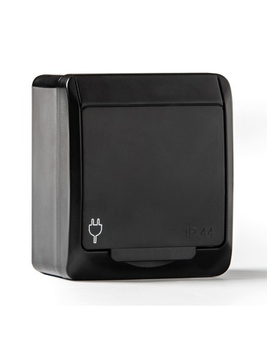 Base de prise de courant étanche IP44 16-250V noir