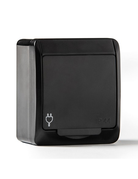 Base de prise de courant étanche IP44 16-250V noir