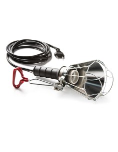 Portable lamp with black rubber handle 5 m