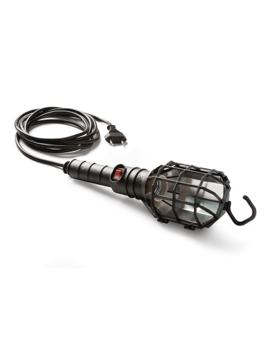 Portable lamp with 60 W 250 V E27 screen