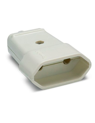 Base aerea bipolare retrattile 10A 250V bianca