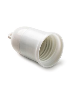 Ponteiro de Lâmpada Termoplástico Branco E27 4A 250V...