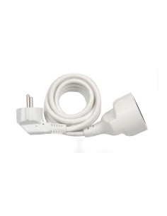 Extensão com 1 tomada IP20 5 m Branco