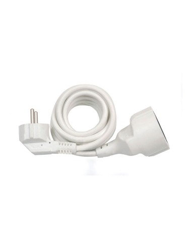 Extensão com 1 tomada IP20 5 m Branco