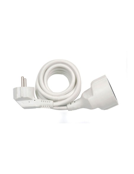 Extensão com 1 tomada IP20 5 m Branco